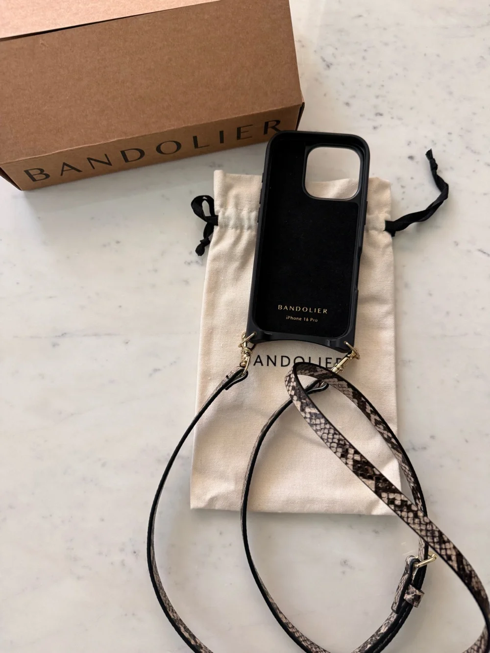 Bandolier crossbody tone
